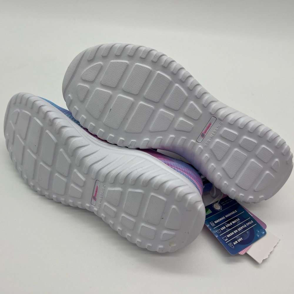 SKETCHERS Sport Air-Cooled Memory Foam Stretch Fit Slip Ons Girls - Picture 5 of 6